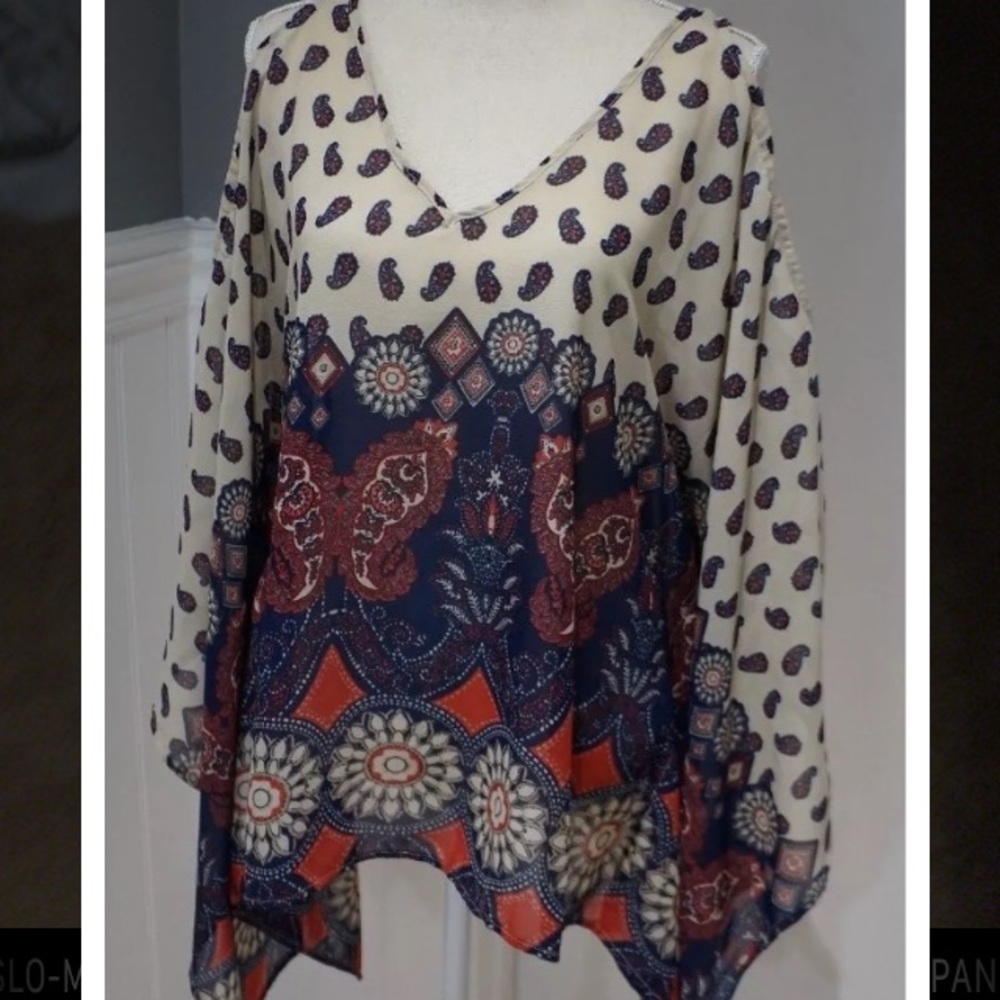 RUE21 Sheer Top Sz M